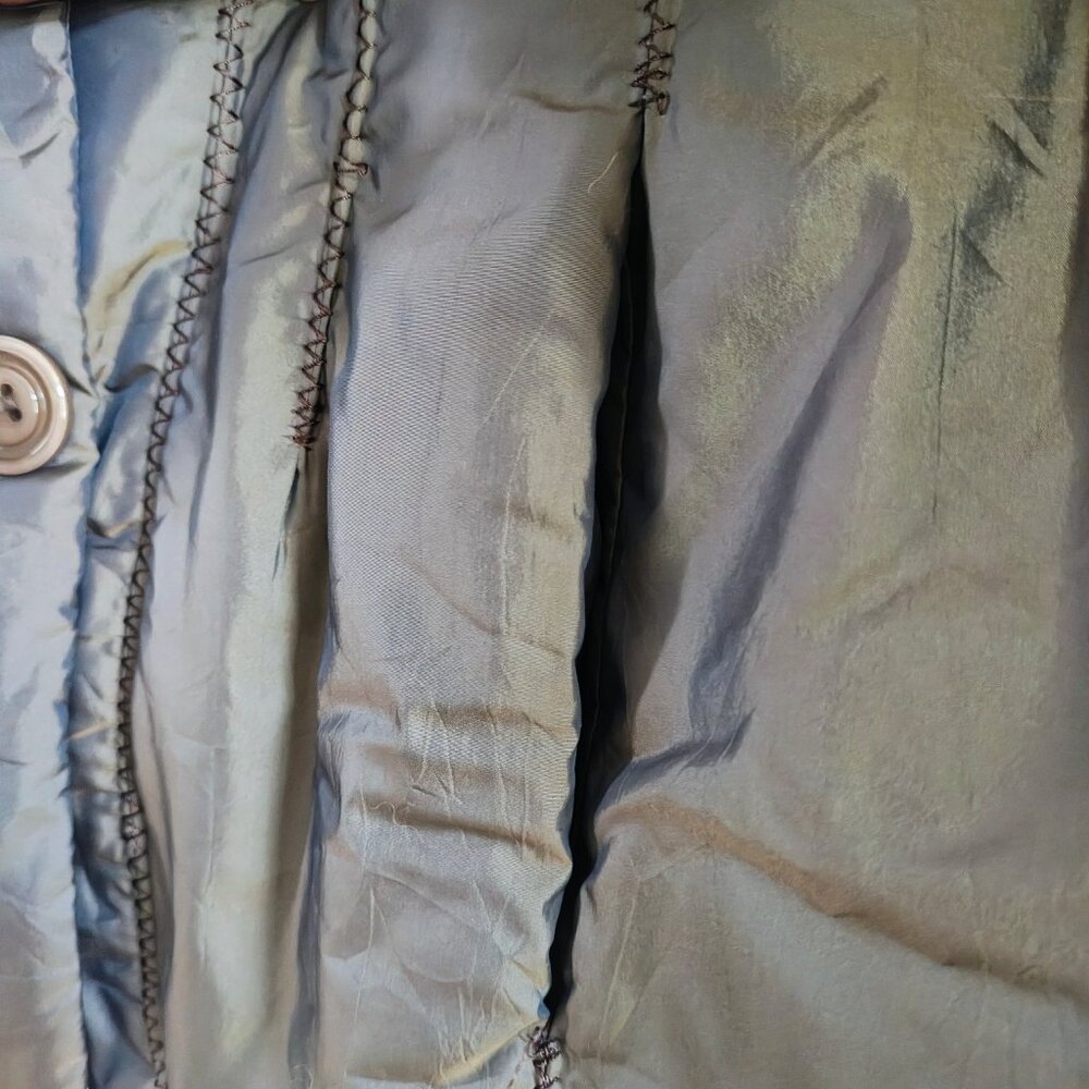 Vintage Fur Trimmed Belted Jacket - Picture 3 of 14